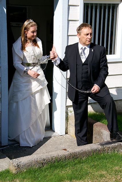 Bondage wedding pics