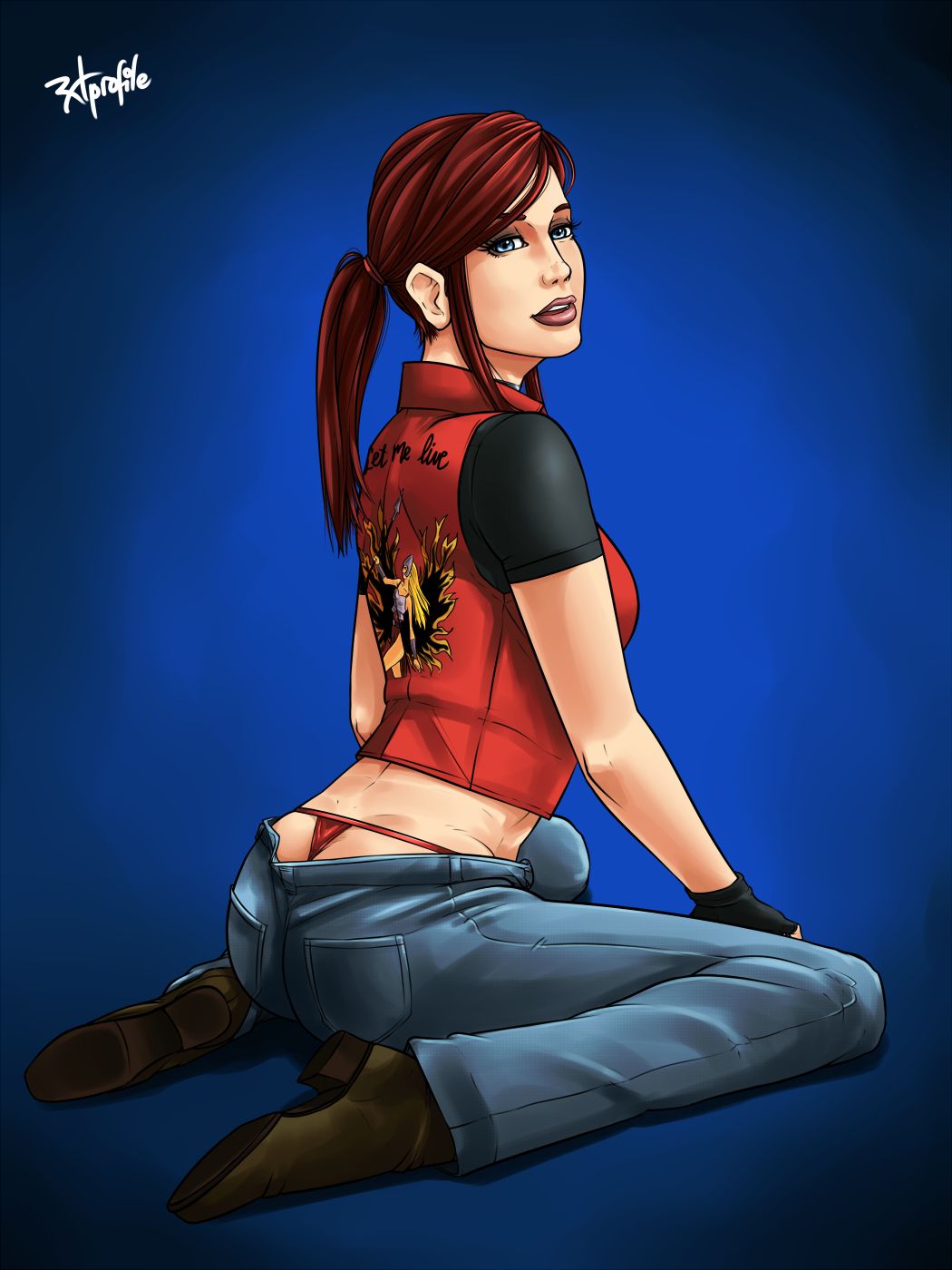 Claire redfield treesome animation wsound image